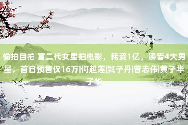 偷拍自拍 富二代女星拍电影，耗资1亿，凑皆4大男星，首日预售仅16万|何超莲|甄子丹|曾志伟|黄子华